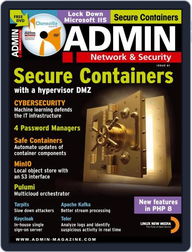 ADMIN Network & Security January 1st, 2021 Digital Back Issue Cover