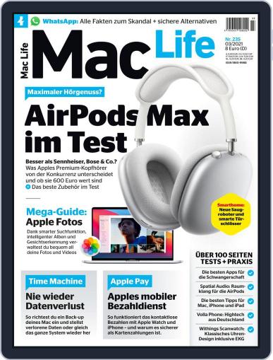 MacLife Germany March 1st, 2021 Digital Back Issue Cover