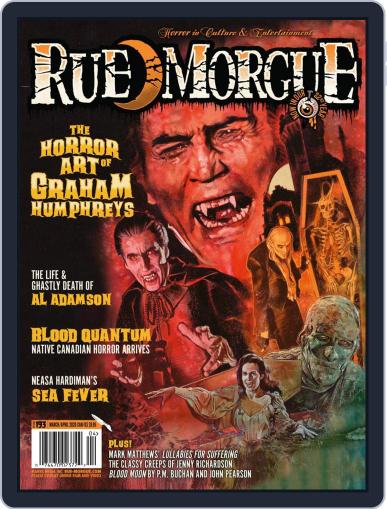RUE MORGUE March 1st, 2020 Digital Back Issue Cover