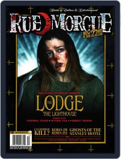 RUE MORGUE November 1st, 2019 Digital Back Issue Cover