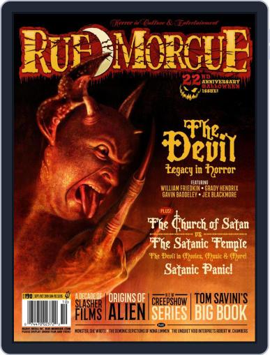 RUE MORGUE October 1st, 2019 Digital Back Issue Cover