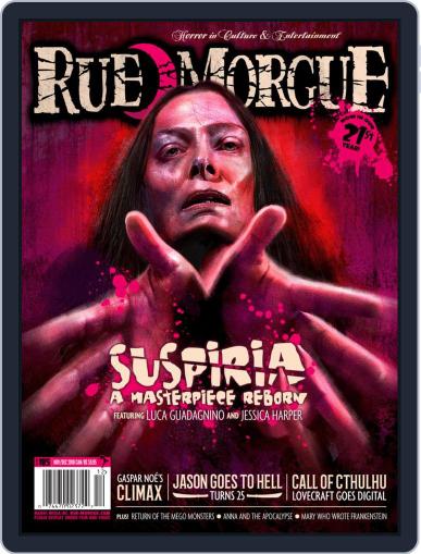 RUE MORGUE November 1st, 2018 Digital Back Issue Cover