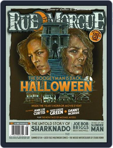 RUE MORGUE July 1st, 2018 Digital Back Issue Cover