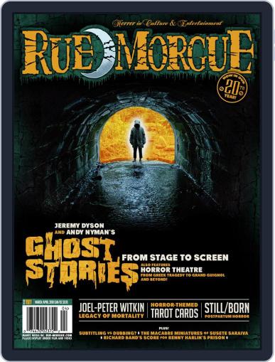 RUE MORGUE March 1st, 2018 Digital Back Issue Cover