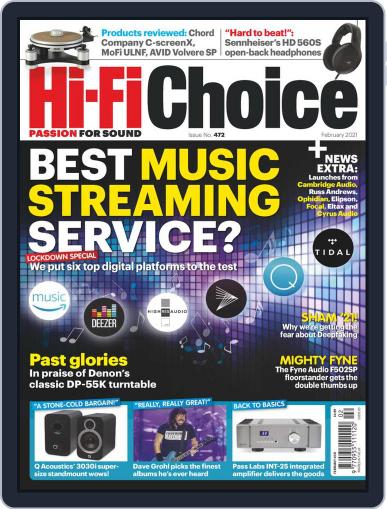 Hi-Fi Choice February 1st, 2021 Digital Back Issue Cover