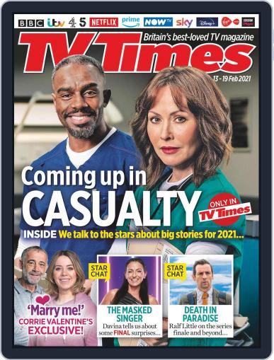 TV Times February 13th, 2021 Digital Back Issue Cover