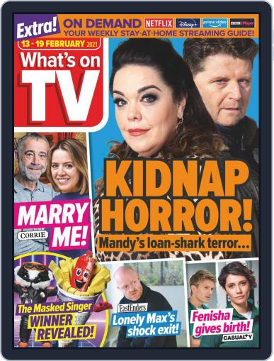 What's on TV February 13th, 2021 Digital Back Issue Cover