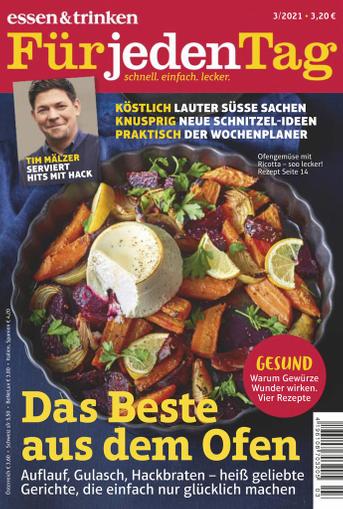 essen&trinken für jeden Tag (Digital) March 1st, 2021 Issue Cover