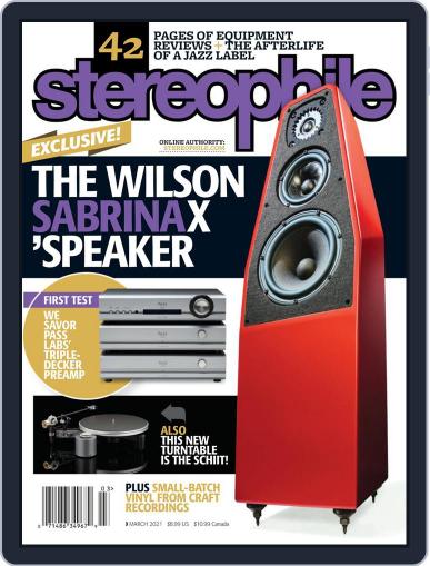 Stereophile March 1st, 2021 Digital Back Issue Cover