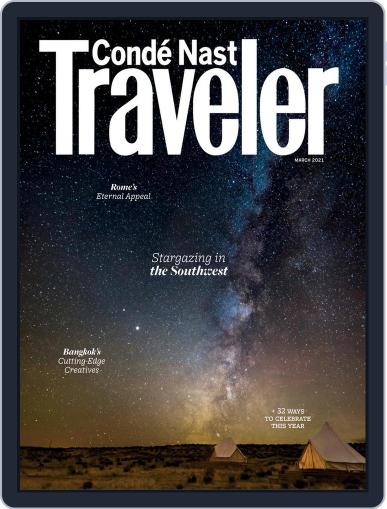Conde Nast Traveler March 1st, 2021 Digital Back Issue Cover