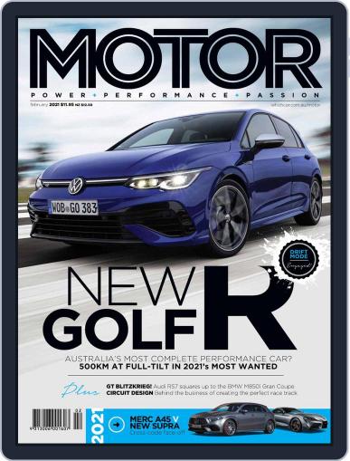 Motor Magazine Australia February 1st, 2021 Digital Back Issue Cover
