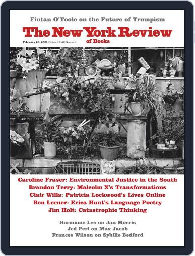 The New York Review of Books February 25th, 2021 Digital Back Issue Cover