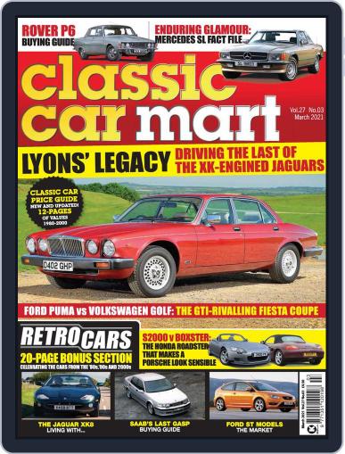 Classic Car Mart March 1st, 2021 Digital Back Issue Cover