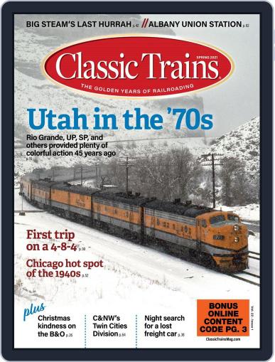 Classic Trains February 1st, 2021 Digital Back Issue Cover