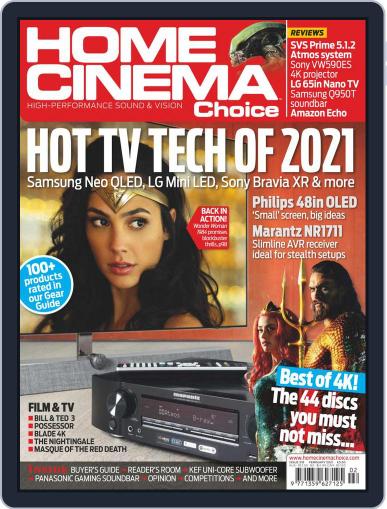 Home Cinema Choice February 1st, 2021 Digital Back Issue Cover