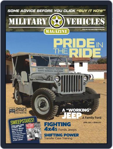 Military Vehicles March 1st, 2021 Digital Back Issue Cover