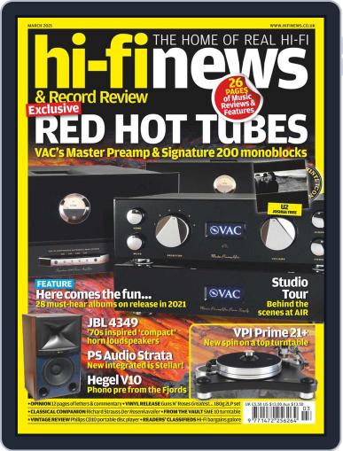 Hi Fi News March 1st, 2021 Digital Back Issue Cover