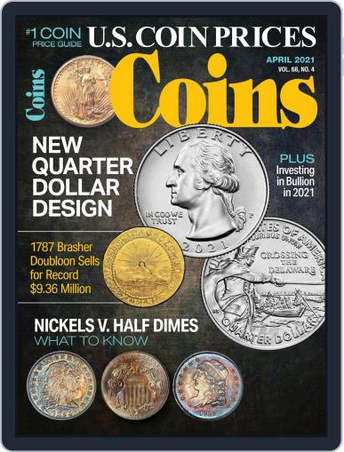 Coins April 1st, 2021 Digital Back Issue Cover