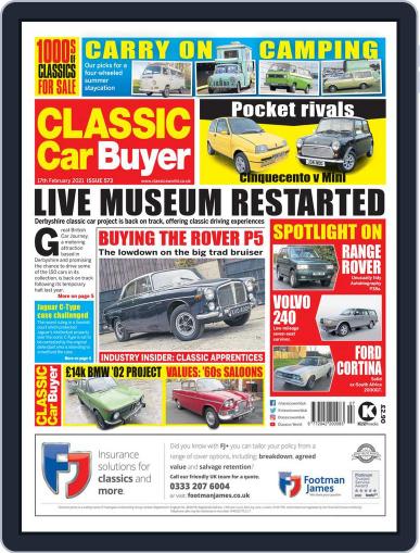 Classic Car Buyer February 17th, 2021 Digital Back Issue Cover