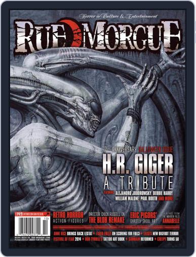 RUE MORGUE October 1st, 2014 Digital Back Issue Cover