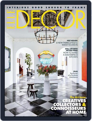 ELLE DECOR March 1st, 2021 Digital Back Issue Cover