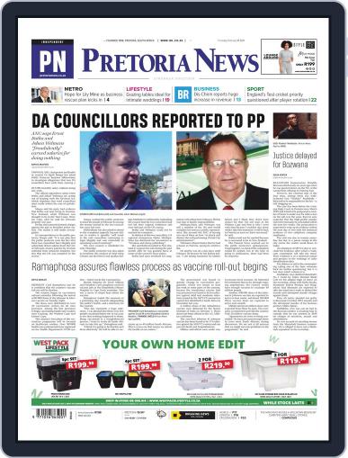 Pretoria News February 18th, 2021 Digital Back Issue Cover