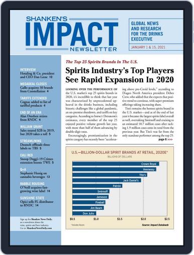 Shanken's Impact Newsletter (Digital) January 1st, 2021 Issue Cover