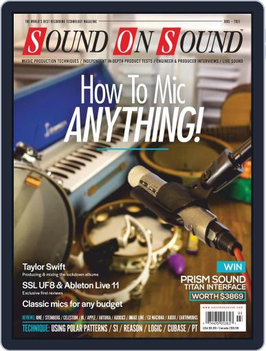 Sound On Sound USA March 1st, 2021 Digital Back Issue Cover