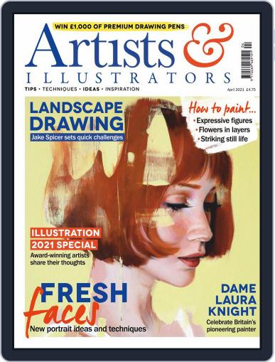 Artists & Illustrators April 1st, 2021 Digital Back Issue Cover