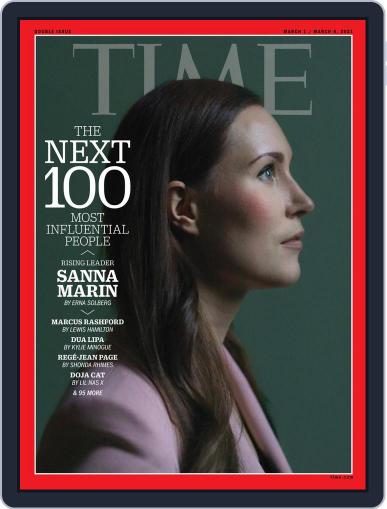 Time Magazine International Edition March 1st, 2021 Digital Back Issue Cover