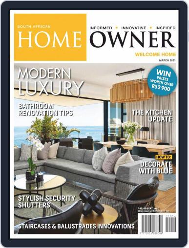 South African Home Owner March 1st, 2021 Digital Back Issue Cover