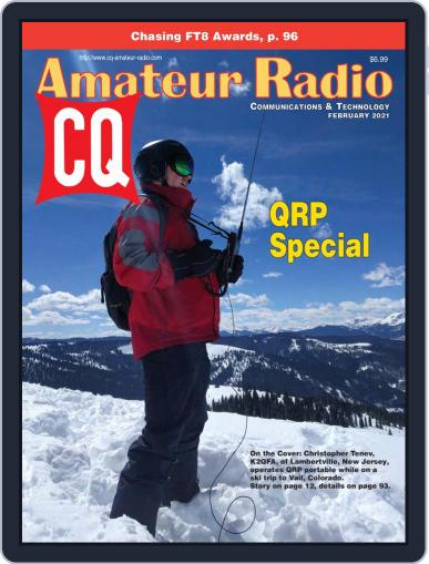 CQ Amateur Radio February 1st, 2021 Digital Back Issue Cover