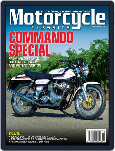 Motorcycle Classics January 1st, 2021 Digital Back Issue Cover