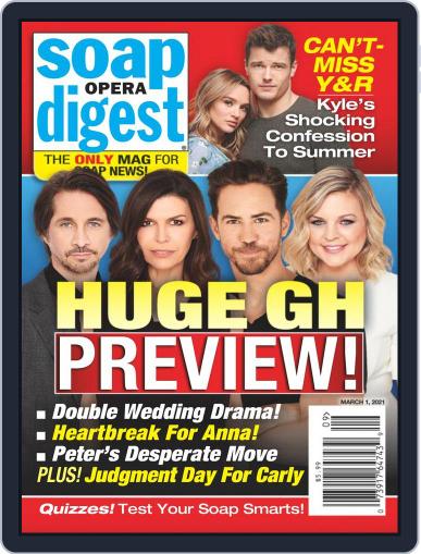 Soap Opera Digest March 1st, 2021 Digital Back Issue Cover