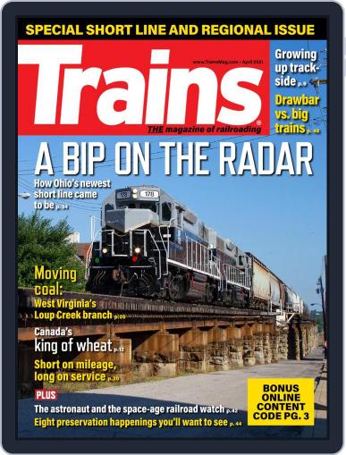 Trains April 1st, 2021 Digital Back Issue Cover