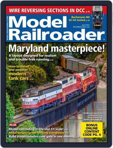 Model Railroader March 2nd, 2021 Digital Back Issue Cover