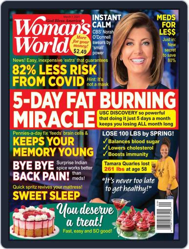 Woman's World March 1st, 2021 Digital Back Issue Cover