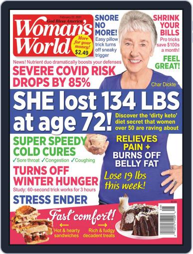 Woman's World February 22nd, 2021 Digital Back Issue Cover