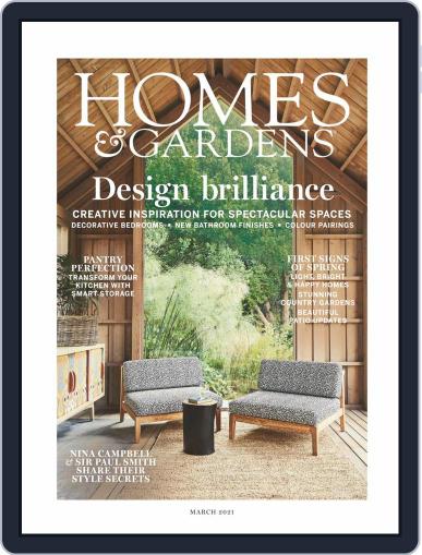 Homes & Gardens March 1st, 2021 Digital Back Issue Cover