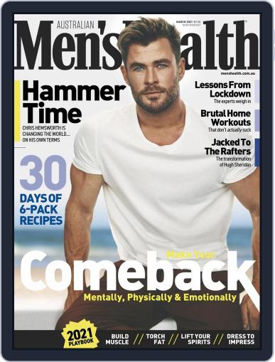 Men's Health Australia March 1st, 2021 Digital Back Issue Cover