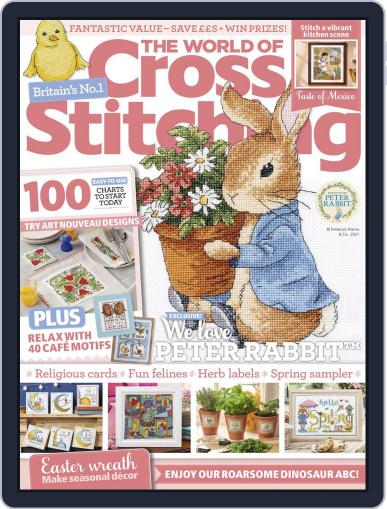 The World of Cross Stitching April 1st, 2021 Digital Back Issue Cover