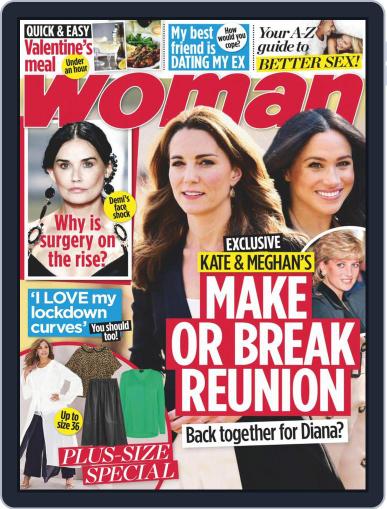 Woman United Kingdom February 15th, 2021 Digital Back Issue Cover
