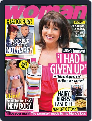 Woman United Kingdom August 26th, 2013 Digital Back Issue Cover