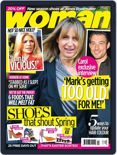 Woman United Kingdom March 18th, 2013 Digital Back Issue Cover