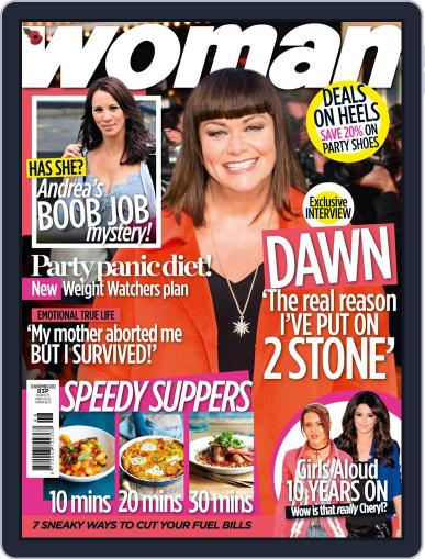 Woman United Kingdom November 5th, 2012 Digital Back Issue Cover