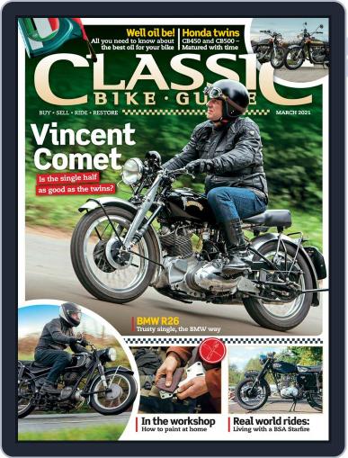 Classic Bike Guide March 1st, 2021 Digital Back Issue Cover