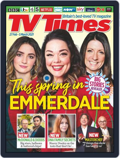 TV Times February 27th, 2021 Digital Back Issue Cover