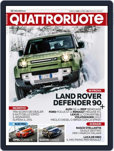 Quattroruote February 1st, 2021 Digital Back Issue Cover
