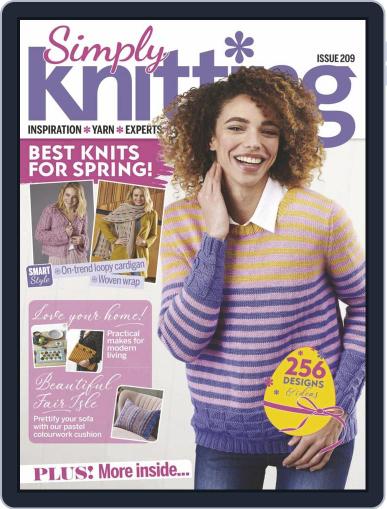 Simply Knitting April 1st, 2021 Digital Back Issue Cover