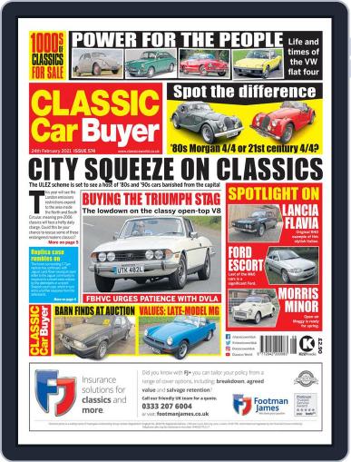 Classic Car Buyer February 24th, 2021 Digital Back Issue Cover